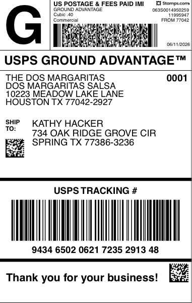USPS label