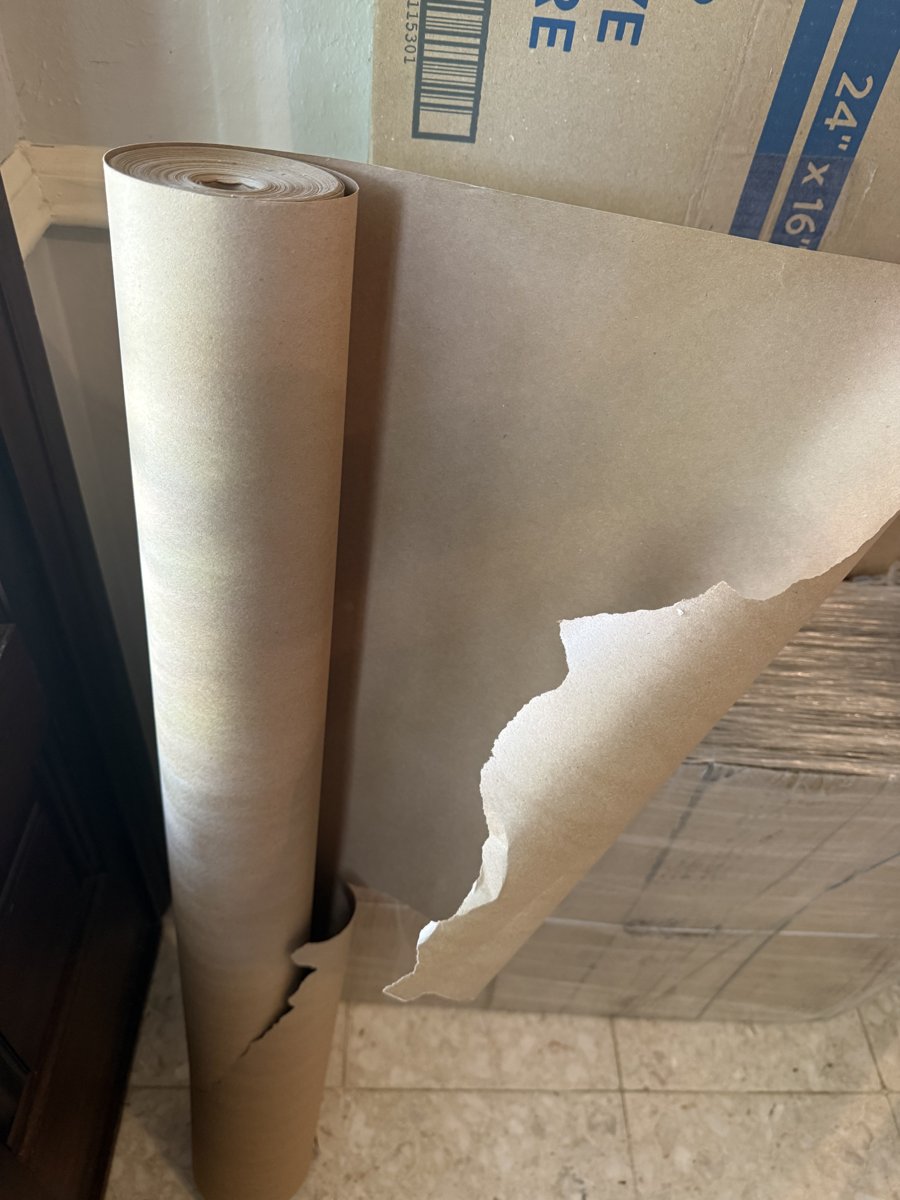 Kraft paper roll
